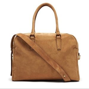 Banana Republic Soft Italian Suede Mini Duffle Bag